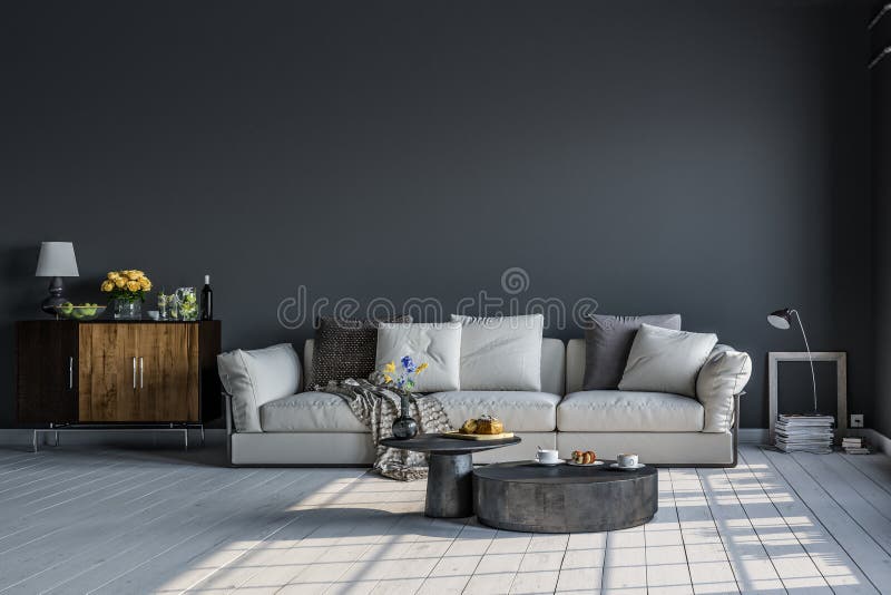 Décoration moderne. Fond decoratif d'un bureau ou d'un hôtel d'appartement de maison. image libre de droits