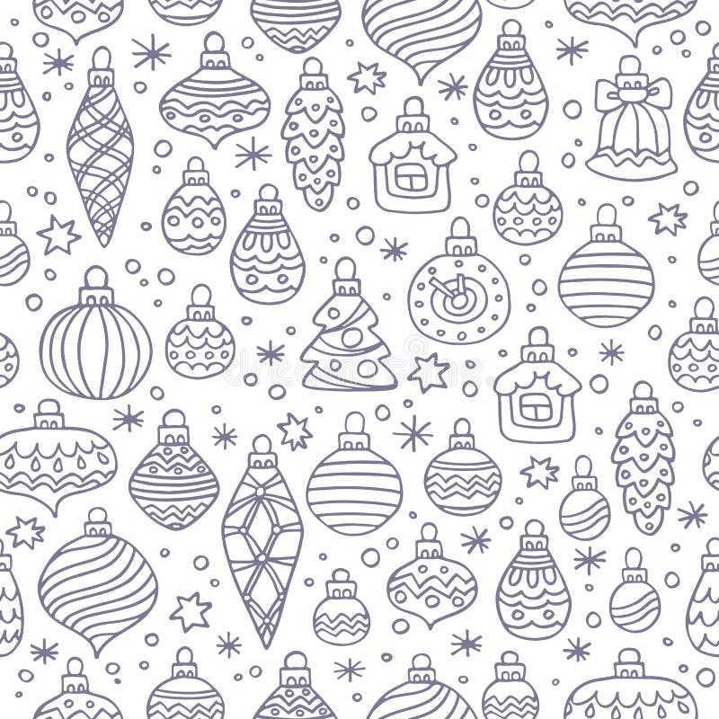 Décorations de Noël-03 illustration de vecteur