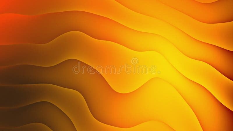 Dégradé liquide abstrait ondes dorées fond graphique illustration stock