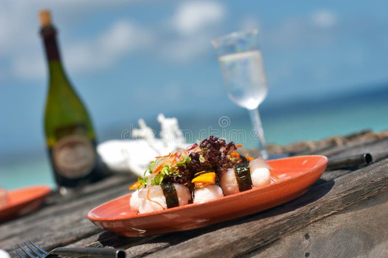Déjeuner délicieux de sushi photographie stock Déjeuner délicieux de sushi photographie stock