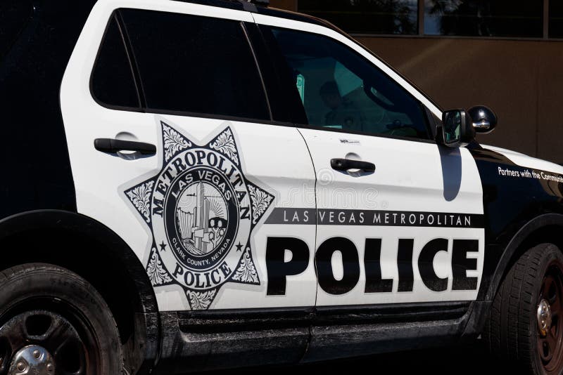 Département de Police métropolitain SUV de Las Vegas LVMPD a la juridiction en Clark County I photo stock Département de Police métropolitain SUV de Las Vegas LVMPD a la juridiction en Clark County I photo stock