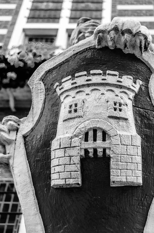 Détail architectural d'hôtel de ville d'Alkmaar photo stock Détail architectural d'hôtel de ville d'Alkmaar photo stock