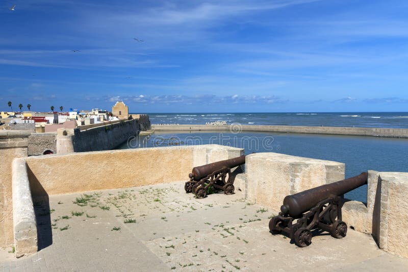 Détail architectural de Mazagan, EL Jadida, Maroc photographie stock Détail architectural de Mazagan, EL Jadida, Maroc photographie stock