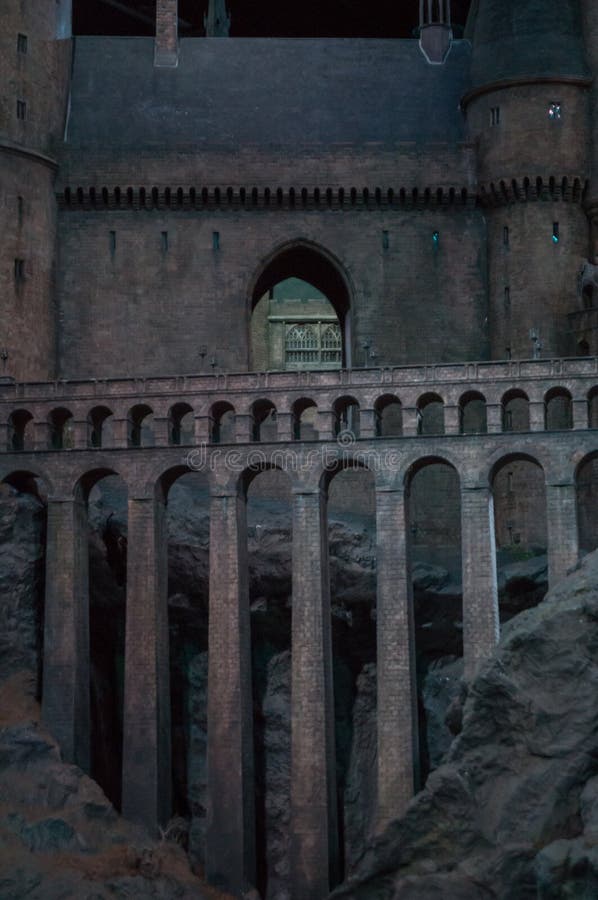 Détail de modèle d'échelle de Hogwarts photographie stock libre de droits Détail de modèle d'échelle de Hogwarts photographie stock libre de droits