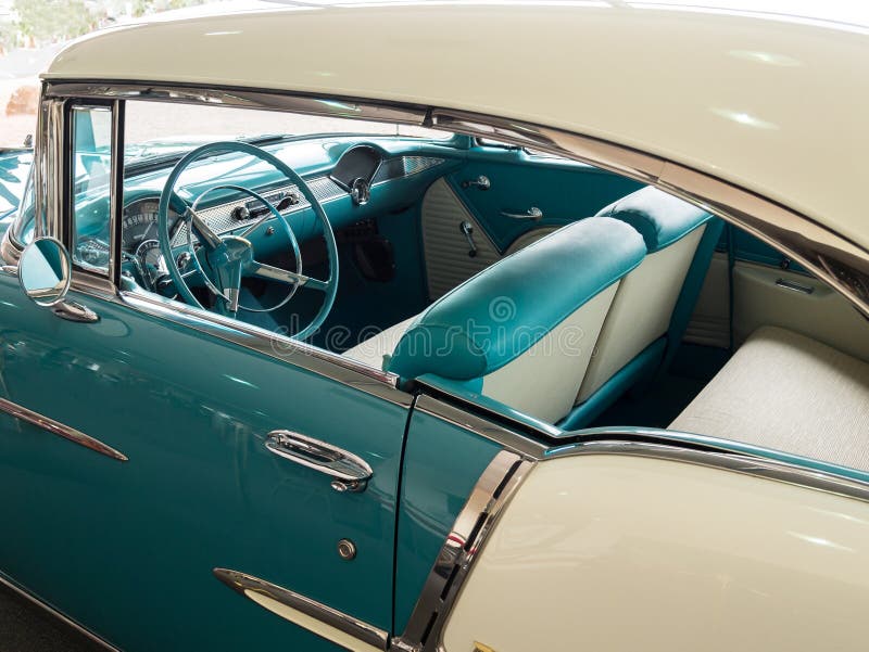 Details of a much-loved classic automobile. Details of a much-loved classic automobile