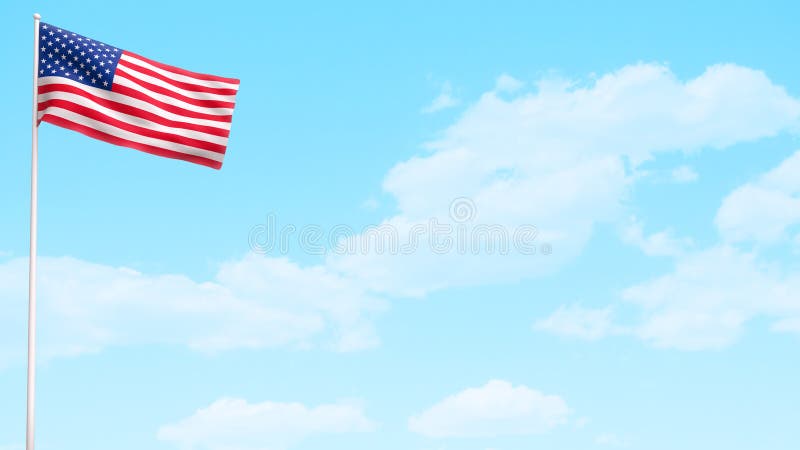 Día de la bandera del americano de los E.E.U.U. libre illustration Día de la bandera del americano de los E.E.U.U. libre illustration