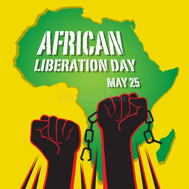 Día de la liberación de África ilustración del vector Día de la liberación de África ilustración del vector