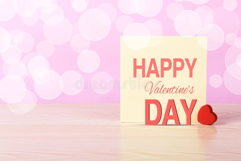 Día de tarjeta del día de San Valentín feliz fotos de archivo Día de tarjeta del día de San Valentín feliz fotos de archivo
