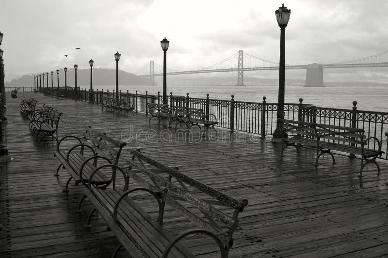 Día lluvioso en San Francisco.