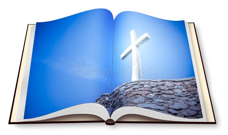 3D render of an opened photobook with christian cross - I`m the copyright owner of the images used in this 3D render. 3D render of an opened photobook with christian cross - I`m the copyright owner of the images used in this 3D render.