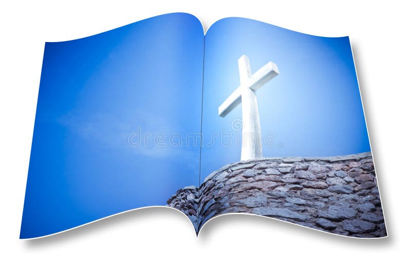 3D render of an opened photobook with christian cross - I`m the copyright owner of the images used in this 3D render. 3D render of an opened photobook with christian cross - I`m the copyright owner of the images used in this 3D render.