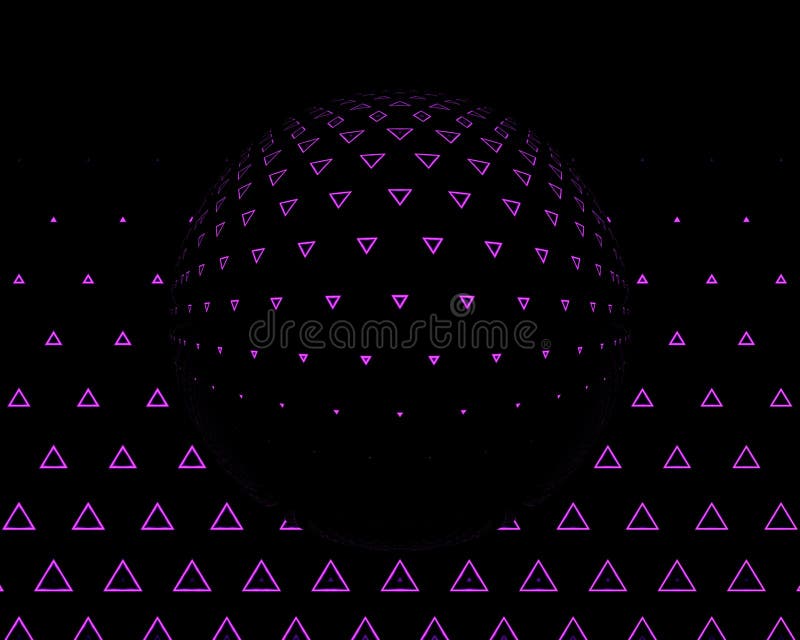 creative bright purple thin delicate fine line geometric design on a plain black background. creative bright purple thin delicate fine line geometric design on a plain black background