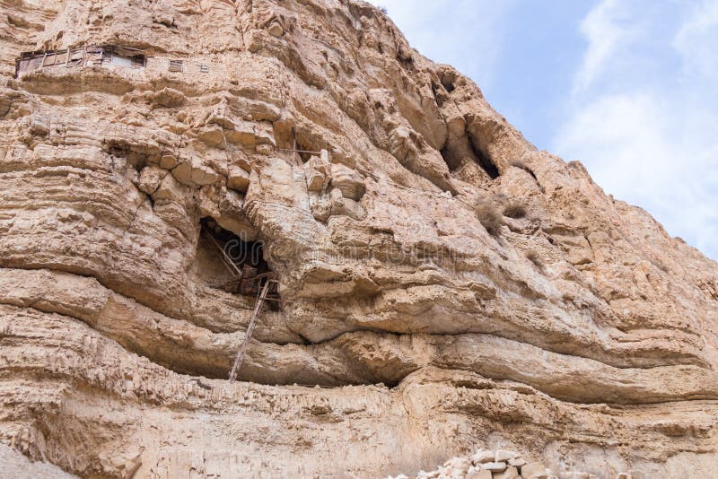 Caves Of Hermits In The Monastery Of St. George Hosevit Mar Jaris In