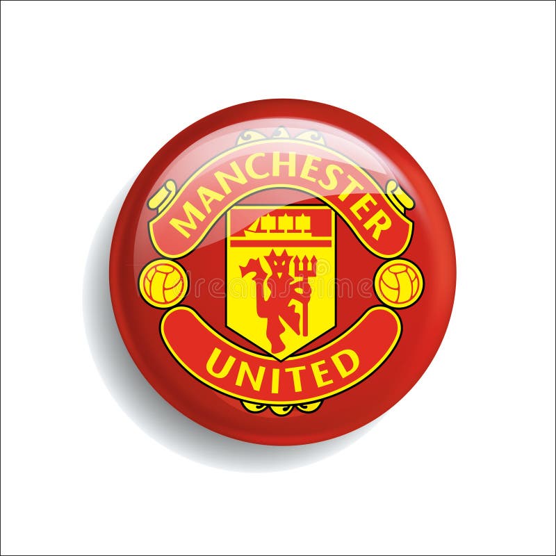 Manchester United new soccer football logo template official badge sign. Manchester United new soccer football logo template official badge sign