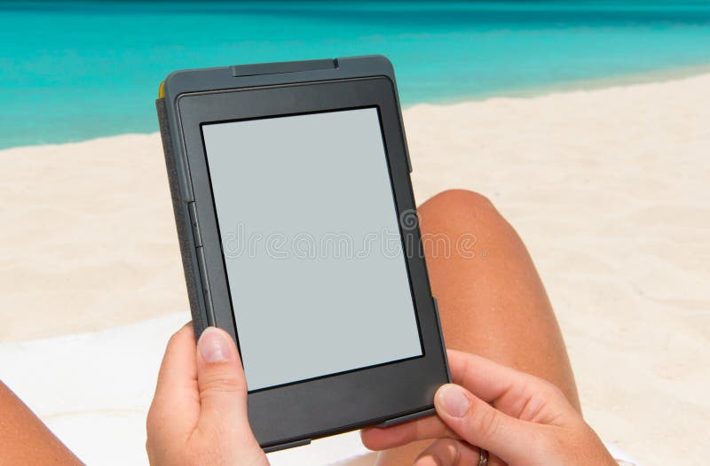 E-book reader royalty free stock image
