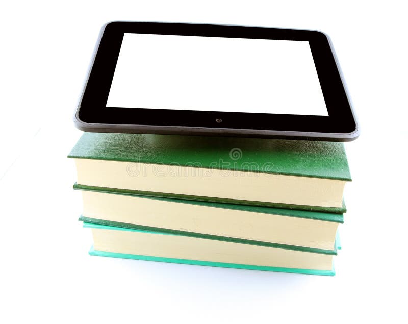 Apple Ipad on a Stack of Books Editorial Photo Image of electronic