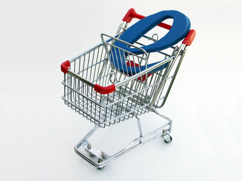 E-Commerce Shopping Cart (top View) Stock Image - Image of consumers,  financial: 727685