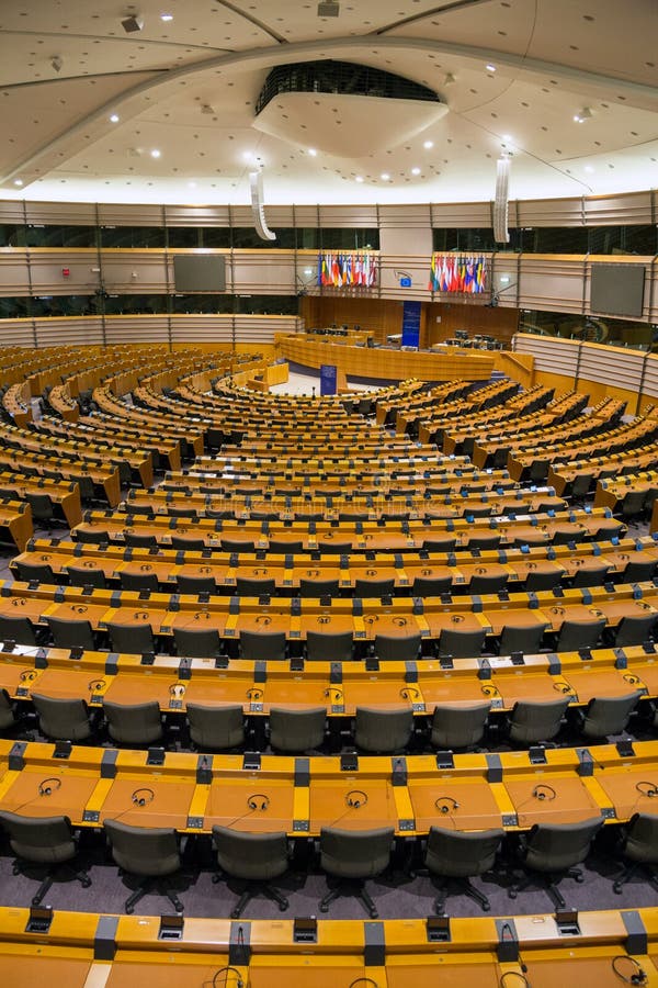 E. - het Europees Parlement Brussel royalty-vrije stock afbeelding E. - het Europees Parlement Brussel royalty-vrije stock afbeelding