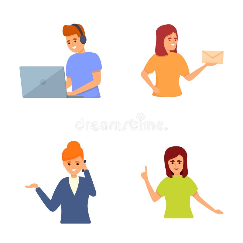E learning icons set cartoon vector. People during educational process. Innovative online education. E learning icons set cartoon vector. People during educational process. Innovative online education