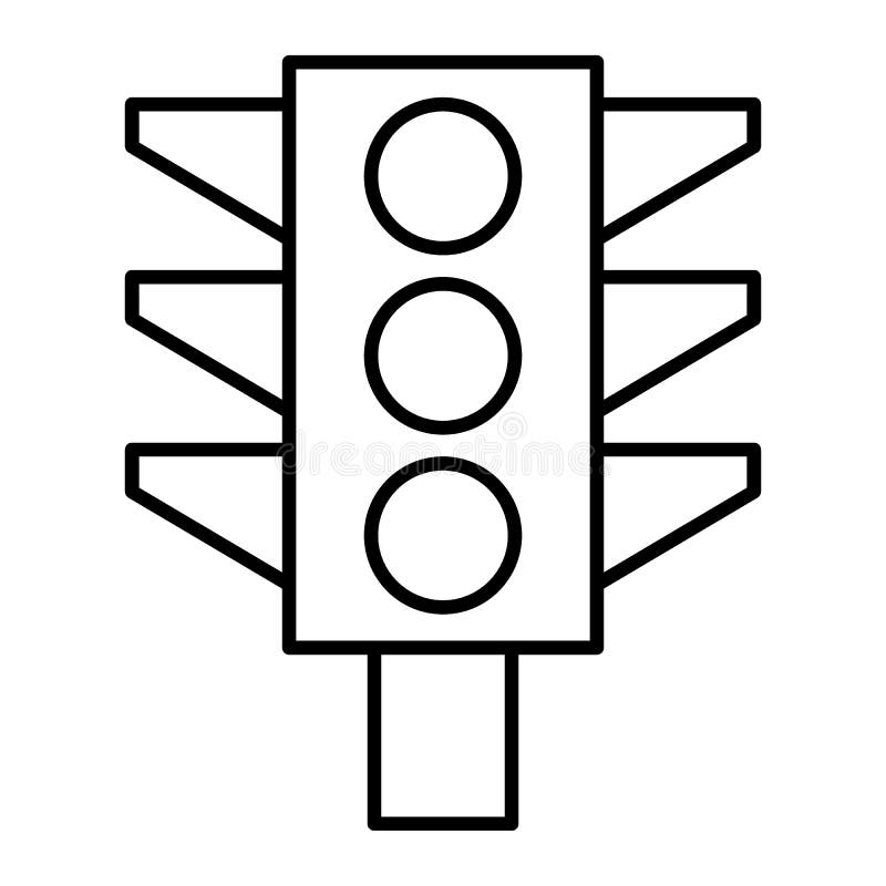 E Illustration de feux de signalisation d'isolement sur le blanc r illustration libre de droits E Illustration de feux de signalisation d'isolement sur le blanc r illustration libre de droits