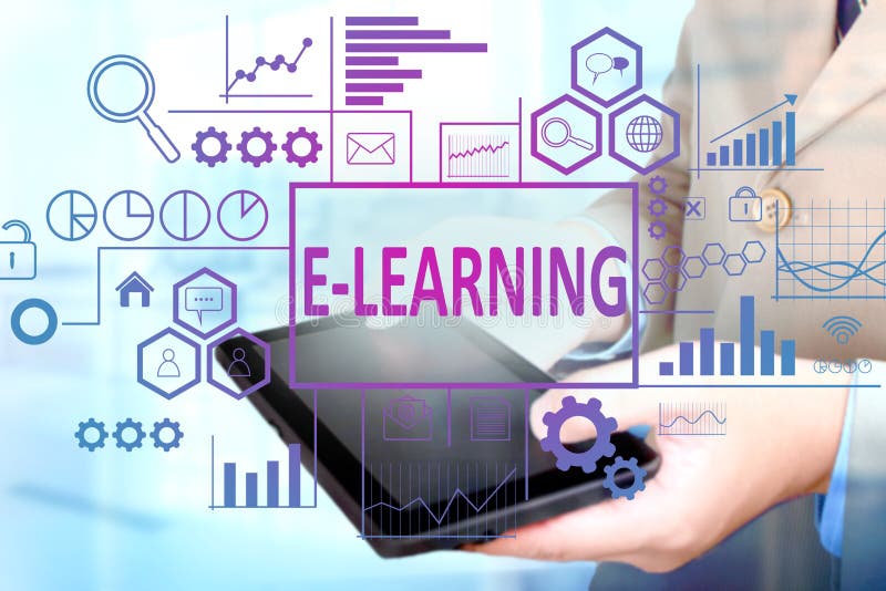 ELearning in Business Concept Stock Photo Image of innovation
