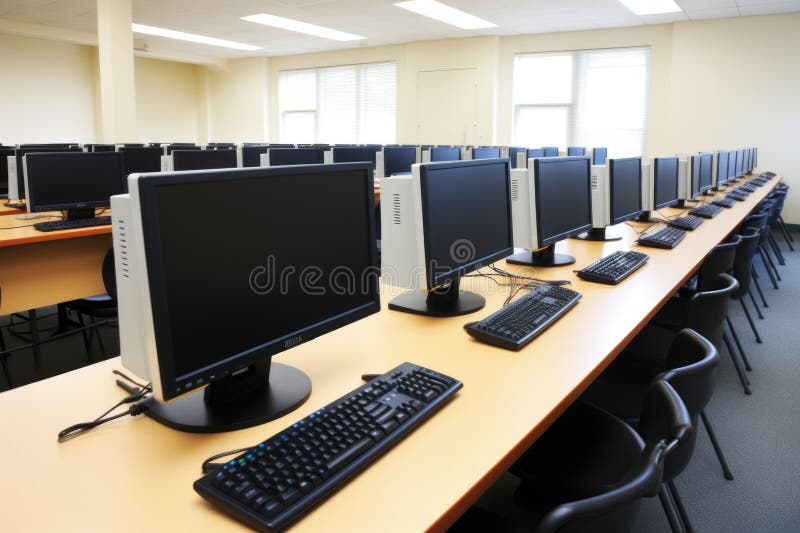 E-learning course on how to use a specific software program stock illustration