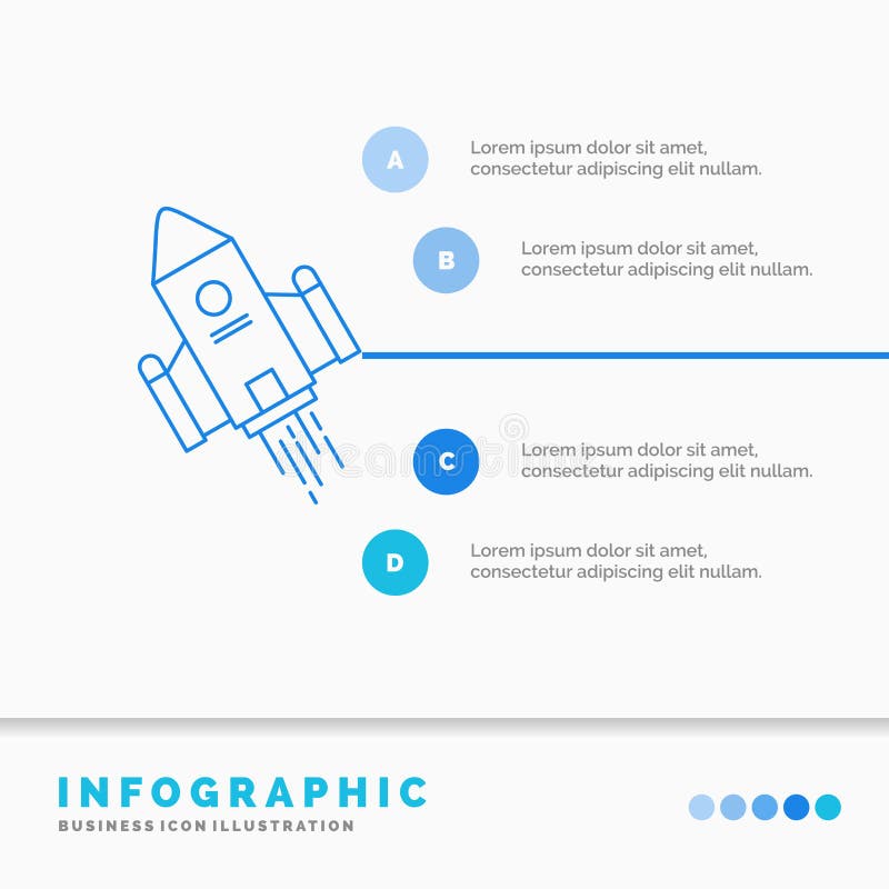 E Linje infographic stil f?r bl? symbol stock illustrationer E Linje infographic stil f?r bl? symbol stock illustrationer