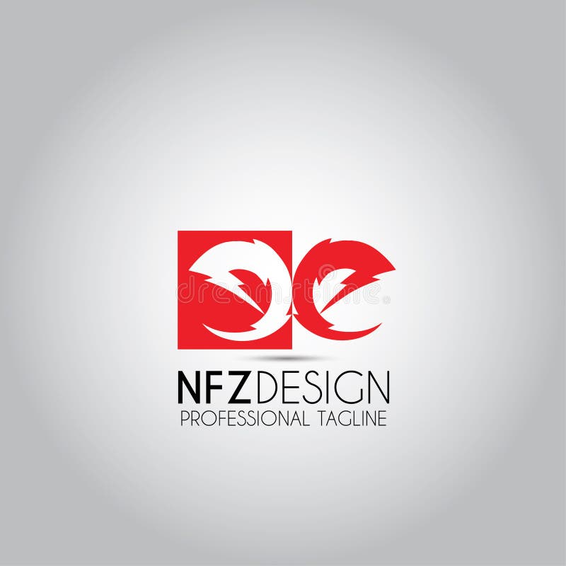 E listu błyskawicy logo royalty ilustracja