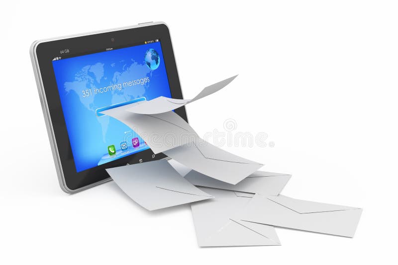 E-mail concept stock illustration. Illustration of global - 31446838