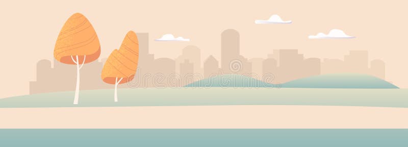 Urban City Park Paysage Panorama sur les arbres Nature de la ville Public Playground Outdoor Street illustration stock Urban City Park Paysage Panorama sur les arbres Nature de la ville Public Playground Outdoor Street illustration stock