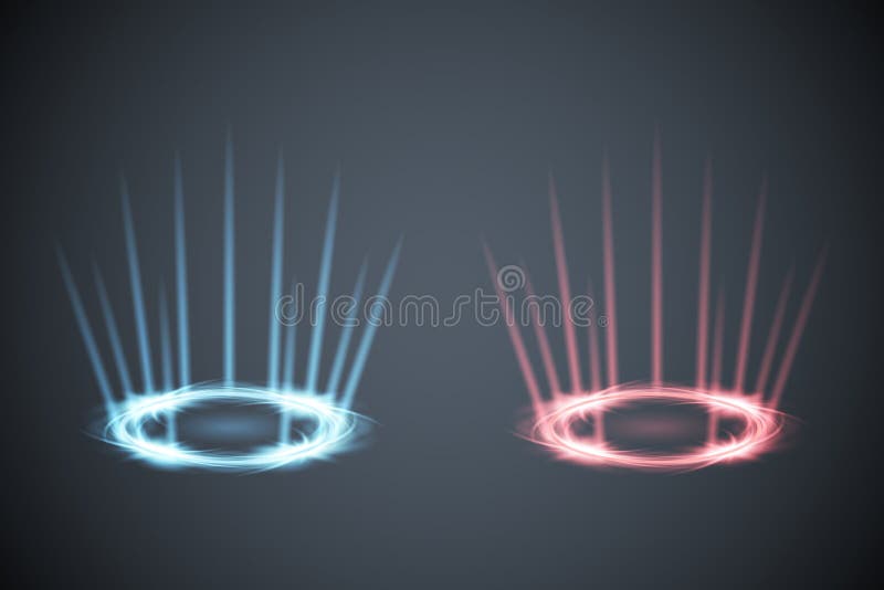 Gloeiende scène stralen energie conflict spel versus scherm actie gevecht competitie vector achtergrond grafische illustratie vector illustratie