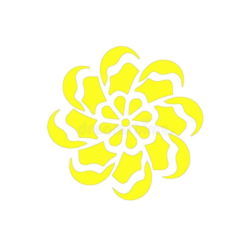 Gul Chamomile Flower vektor logo Sommarsläckning: Ploral grafisk formgivning Konstruktiv illustration stock illustrationer Gul Chamomile Flower vektor logo Sommarsläckning: Ploral grafisk formgivning Konstruktiv illustration stock illustrationer