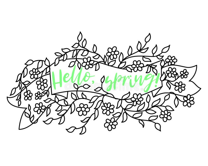 Design de venda de banner de primavera Rótulo do vetor de venda da estação com flor Fundo floral da primavera Etiqueta da faixa d ilustração royalty free Design de venda de banner de primavera Rótulo do vetor de venda da estação com flor Fundo floral da primavera Etiqueta da faixa d ilustração royalty free