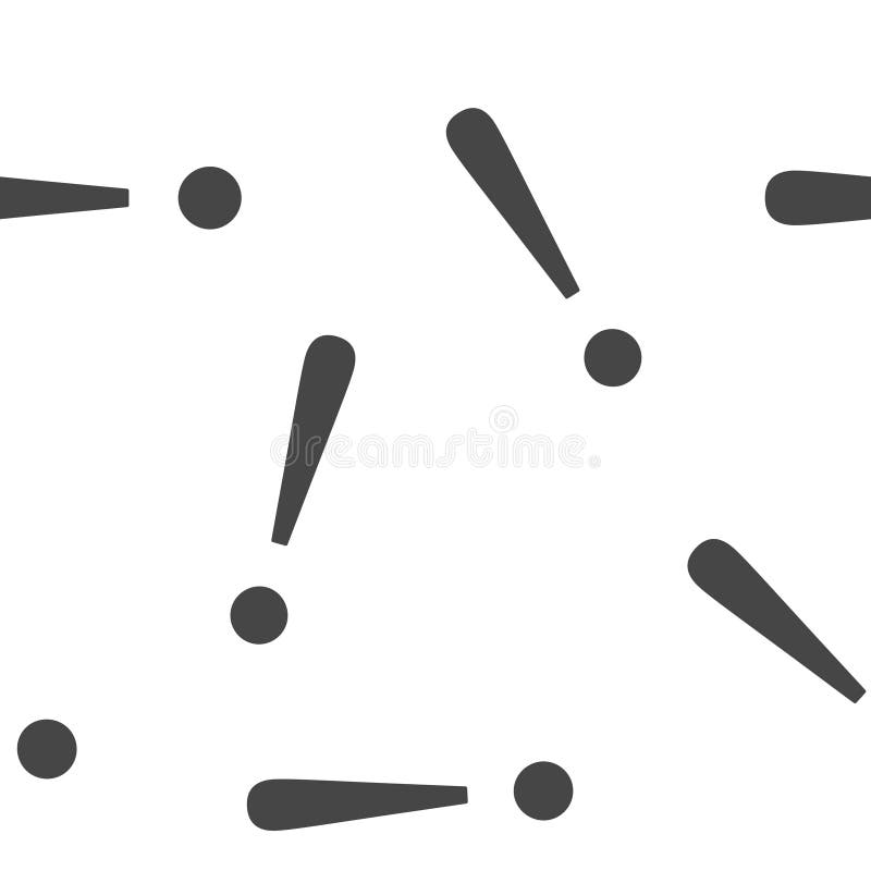 危险标志平的象 注意小心的平的图象标志 在白色的惊叫危险警告的注意无缝的样式 皇族释放例证 危险标志平的象 注意小心的平的图象标志 在白色的惊叫危险警告的注意无缝的样式 皇族释放例证