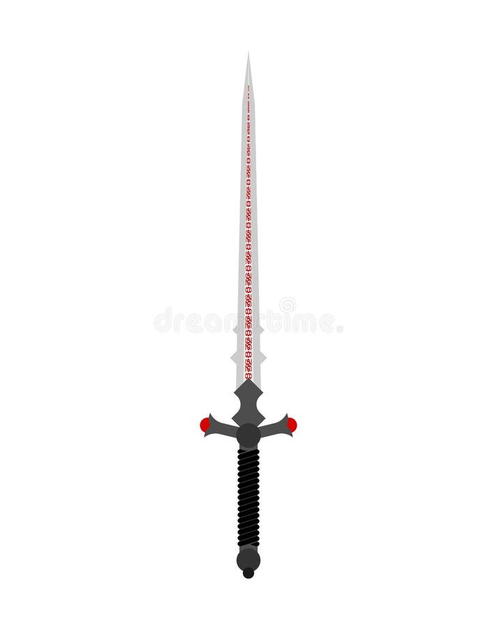 E r Oude sabel stock illustratie E r Oude sabel stock illustratie