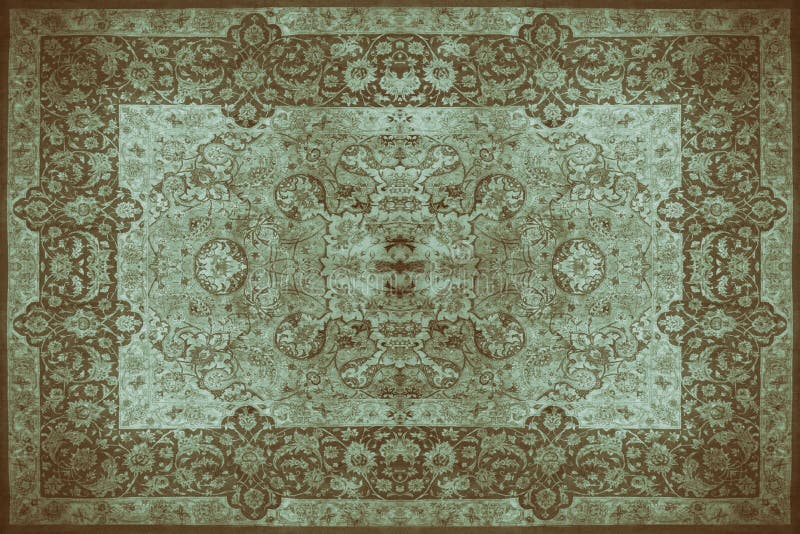 Textura de tapete persa, ornamento abstrato Padrão de mandala redonda, Textura de tapete tradicional do Oriente Médio Leite de tu