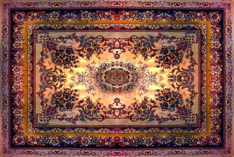 Textura de tapete persa, ornamento abstrato Padrão de mandala redonda, Textura de tapete tradicional do Oriente Médio Leite de tu