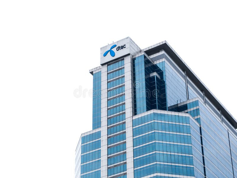 Head Office Of Dtac Mobile Phone Operator Company In Thailand Building Editorial Image Image Of Modern Branch 155086570