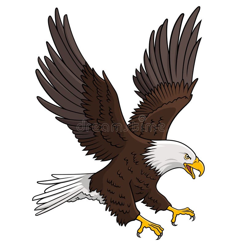 Eagle 005 stock illustrationer Eagle 005 stock illustrationer