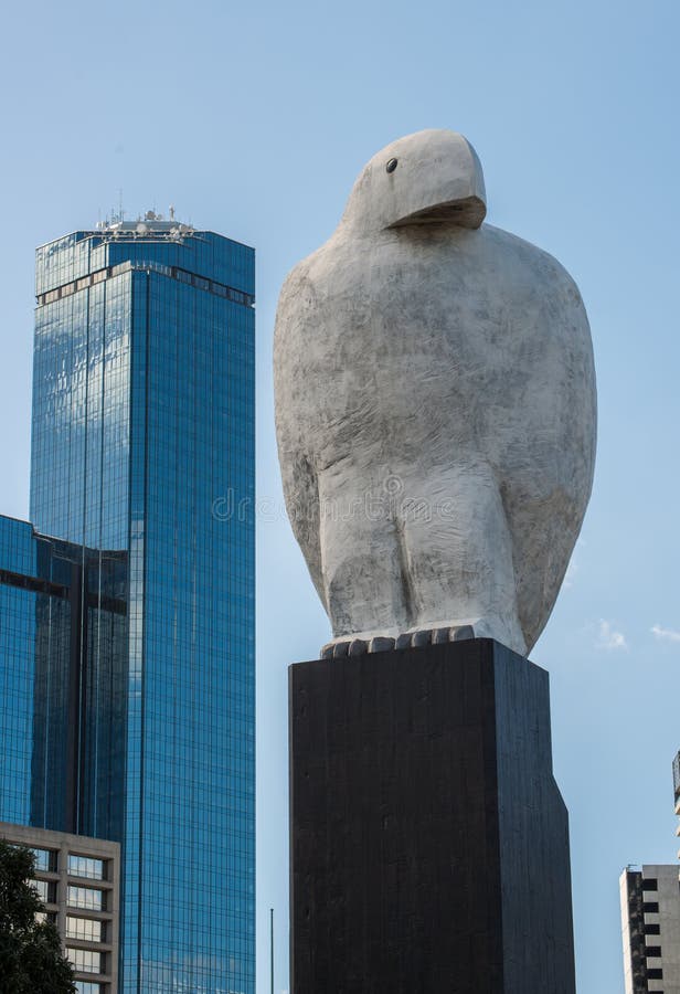 The Eagle Bunjil Sculpture In Melbourne, Australia. Stock Image - Image