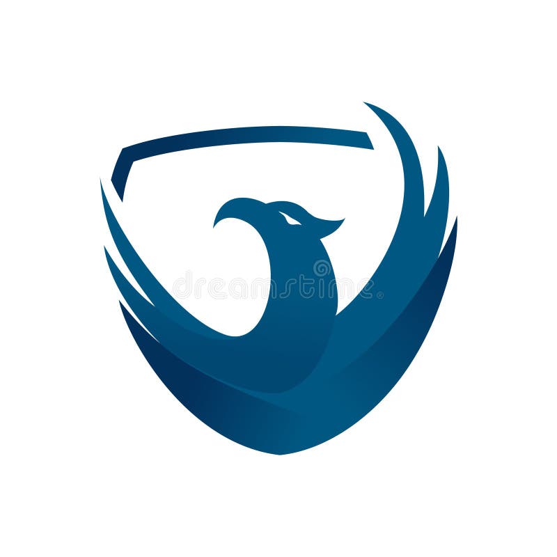 Eagle charakteru logo wektor ilustracji Eagle charakteru logo wektor ilustracji