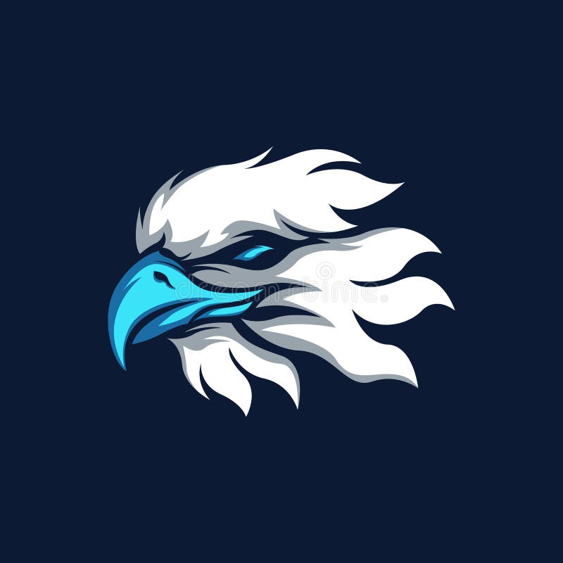 Eagle Esport Mascot Logo Template For Gaming Team stock illustration Eagle Esport Mascot Logo Template For Gaming Team stock illustration