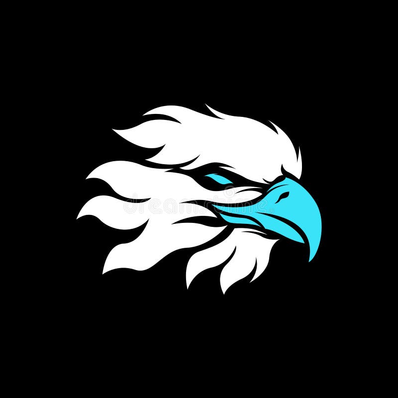 Eagle Esport Gaming Logo Design Eagle Head Logo Emblem Design With Yellow Outline Stock Vector Illustration Of Game Badge