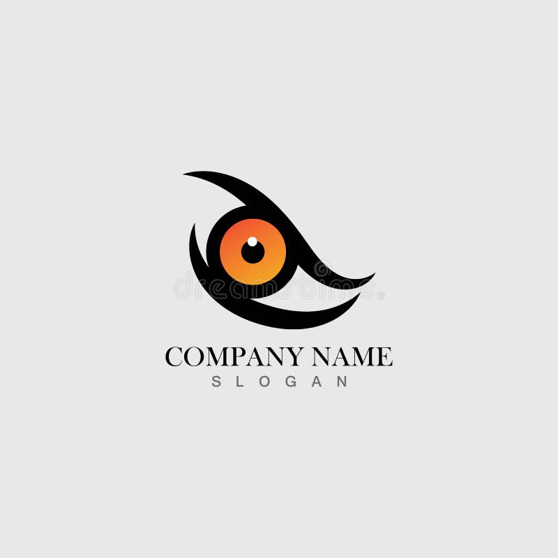Eagle Eye Logo Concept Design Template Stock Vector Illustration Of Eagle Logotype
