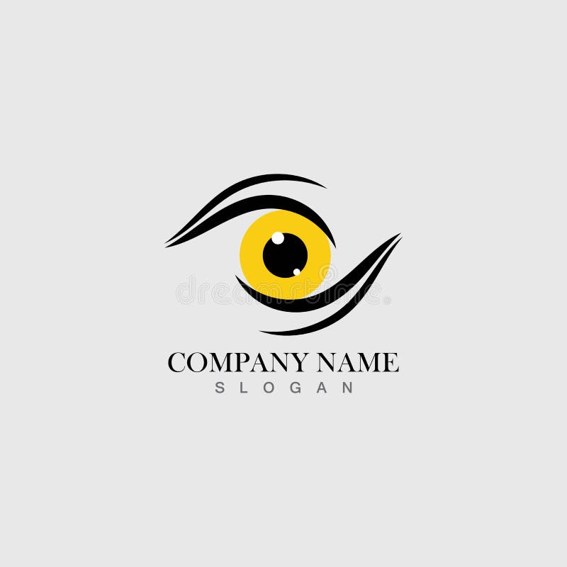 Eagle Eye Logo Concept Design Template Stock Vector Illustration Of Look Power