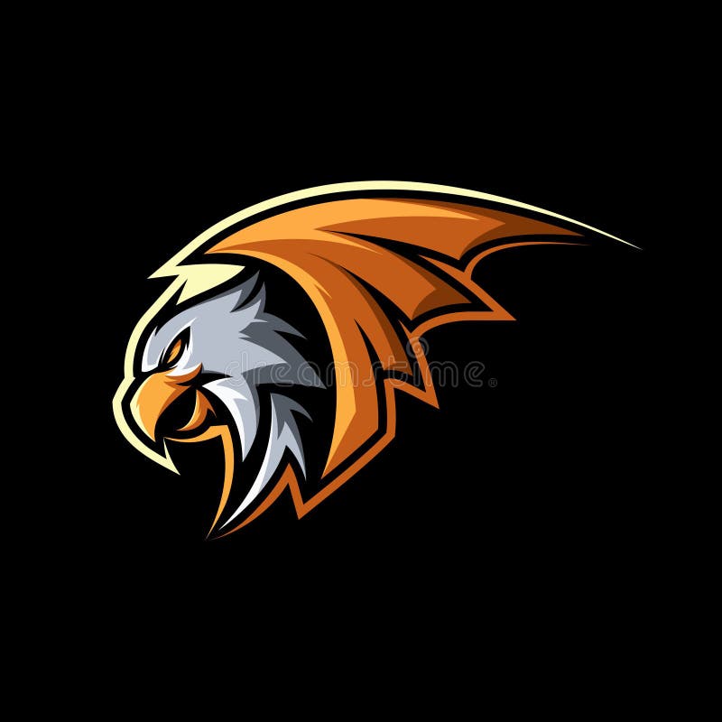 Eagle Hawk Bird Mascot Illustration Stock Illustration Illustration Of Falcon Heraldic