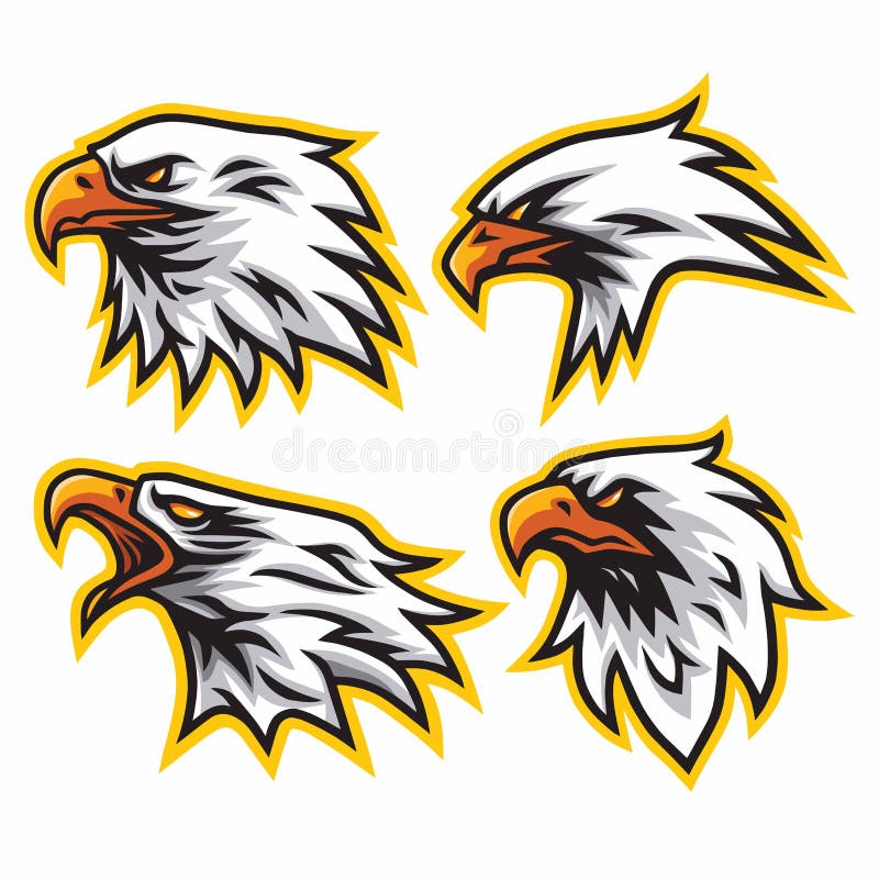 Eagle Logo Set Collection Vector Design vector illustratie Eagle Logo Set Collection Vector Design vector illustratie
