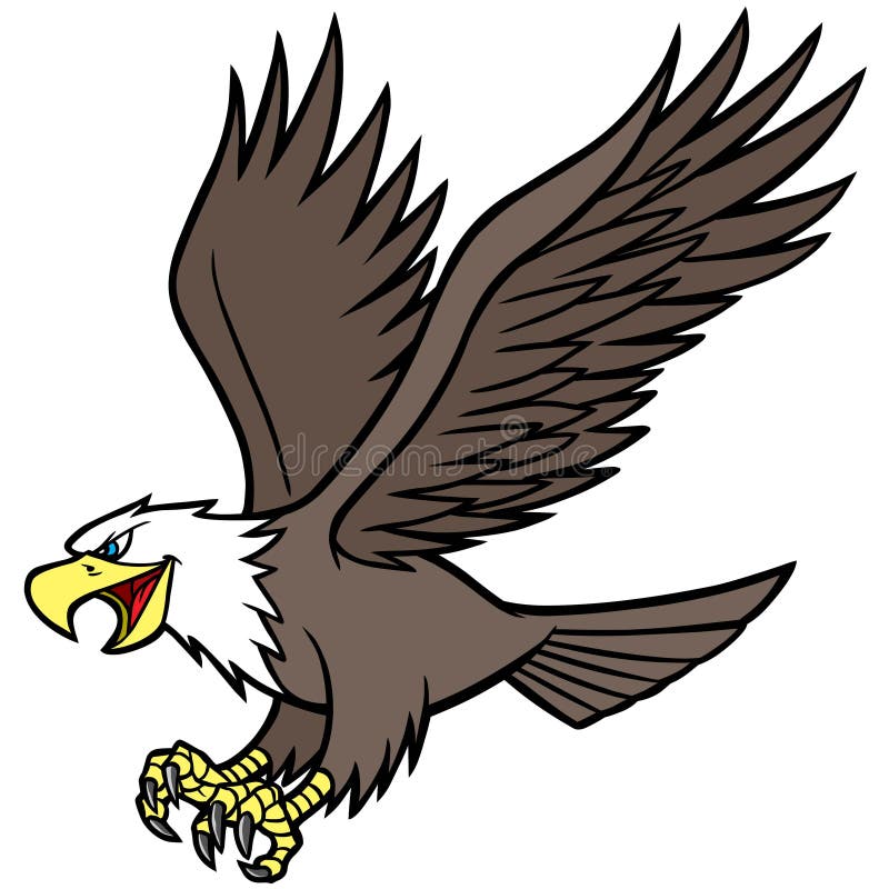 flying eagle mascot