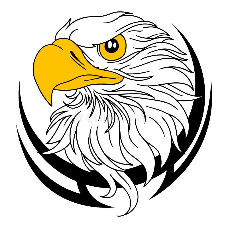 Eagle tribal stock illustration. Illustration of tribal 258120828
