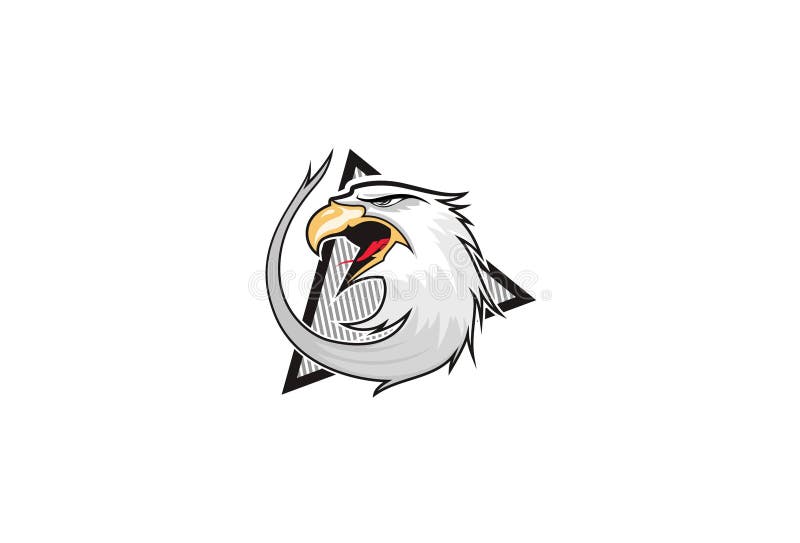 Eagle Vector Logo Template illustrazione di stock Eagle Vector Logo Template illustrazione di stock